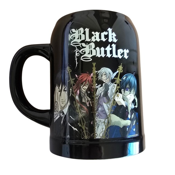 Surreal Entertainment Other - Black Butler Anime Ceramic Beer Stein Mug Sebastian Ciel Grell Undertaker 2015